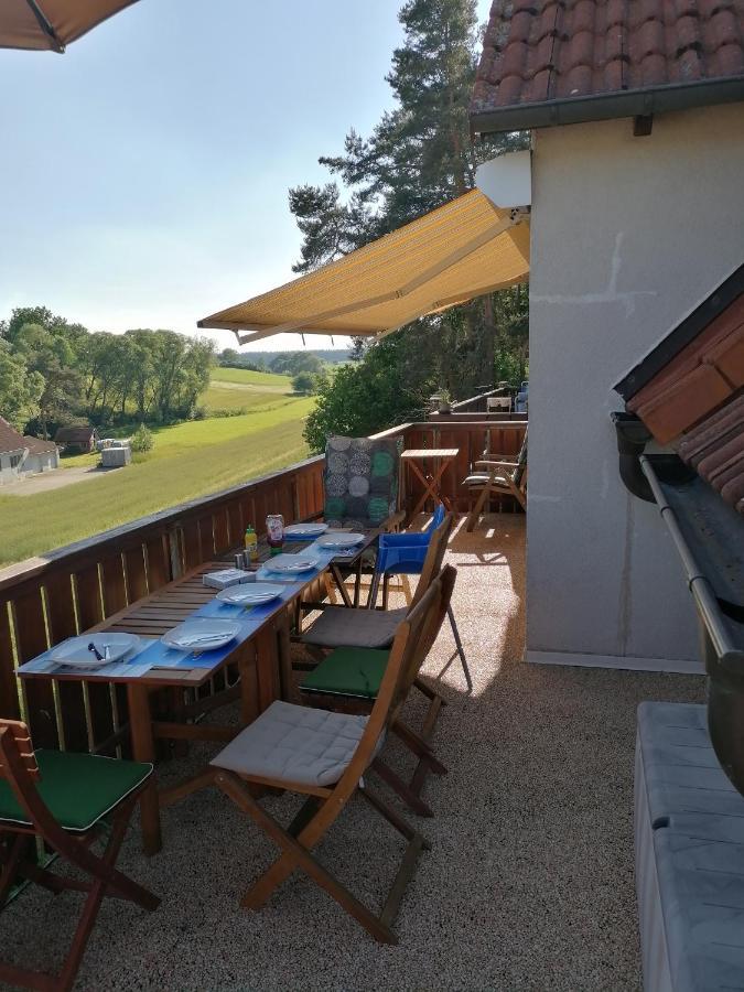 Ferienwohnung Fränkisches Seenland - FeWo Antje Mitteleschenbach Buitenkant foto